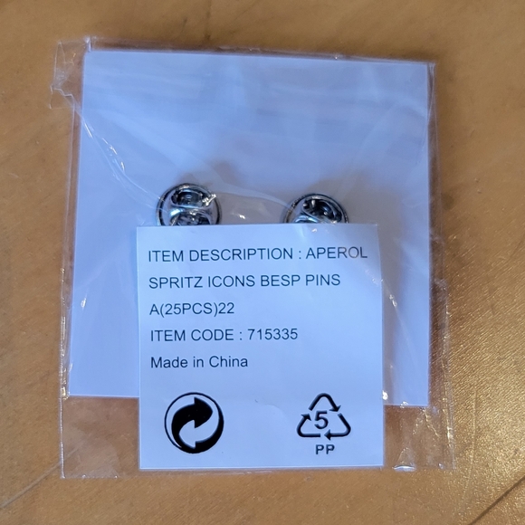 NEW Aperol Spritz 2022 Cocktail Bartender Pin Set - Picture 2 of 2